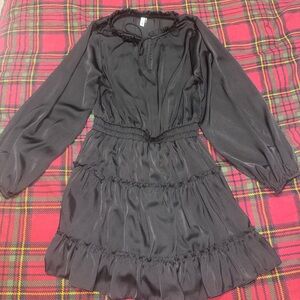 Glam Black Mini Dress